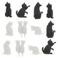 thumbnail image 4 of WHAMVOX Silicone Cat Shaped Wine Glass Markers for Party Use Assorted Color Unique Design, 4 of 8
