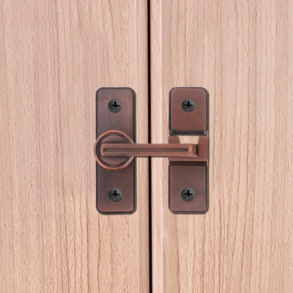 SEWCHICS Door Lock Latch Dark Red Stainless Steel 1Pack 3.7X1.1X1.0In