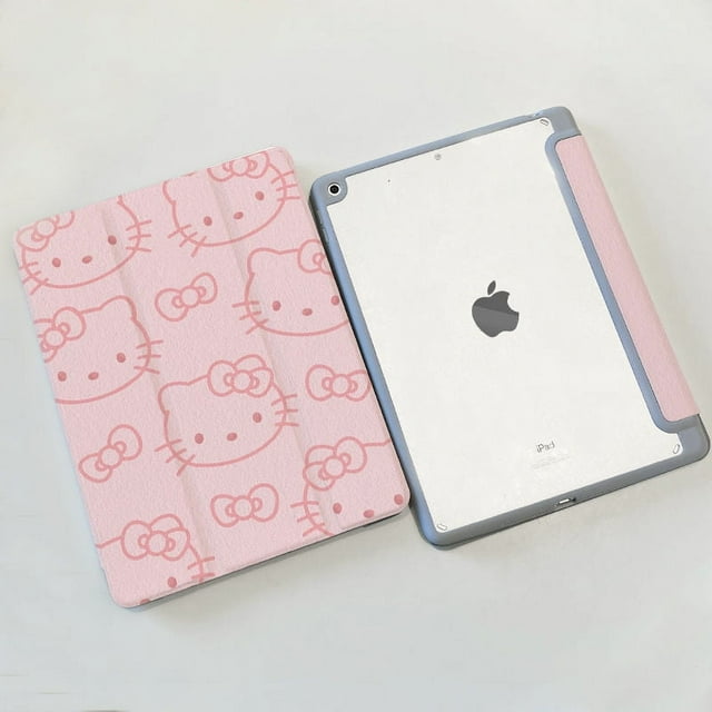 Sanrio Hello Kitty Cinnamoroll Kuromi Ipad Protective Case Ipad 8/7Th Generation Air5/4/3 All Inclusive Mini6 Pro 12.9In Case Gift Festivals