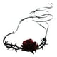 thumbnail image 1 of Gargantilla de mujer Yinane de cordones de flores de rosa gargantilla de flores cómodo, 1 of 8