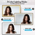 thumbnail image 4 of Espejo UHDOD de 5 vías para cortar el pelo con luz LED, vista de 360°, 4 of 7
