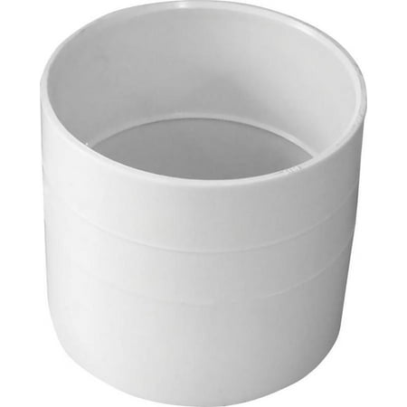 Pvc Hub - Genova 400 Solvent Weld Sewer and Drain Pipe Coupling, 4 in, Hub, PVC
