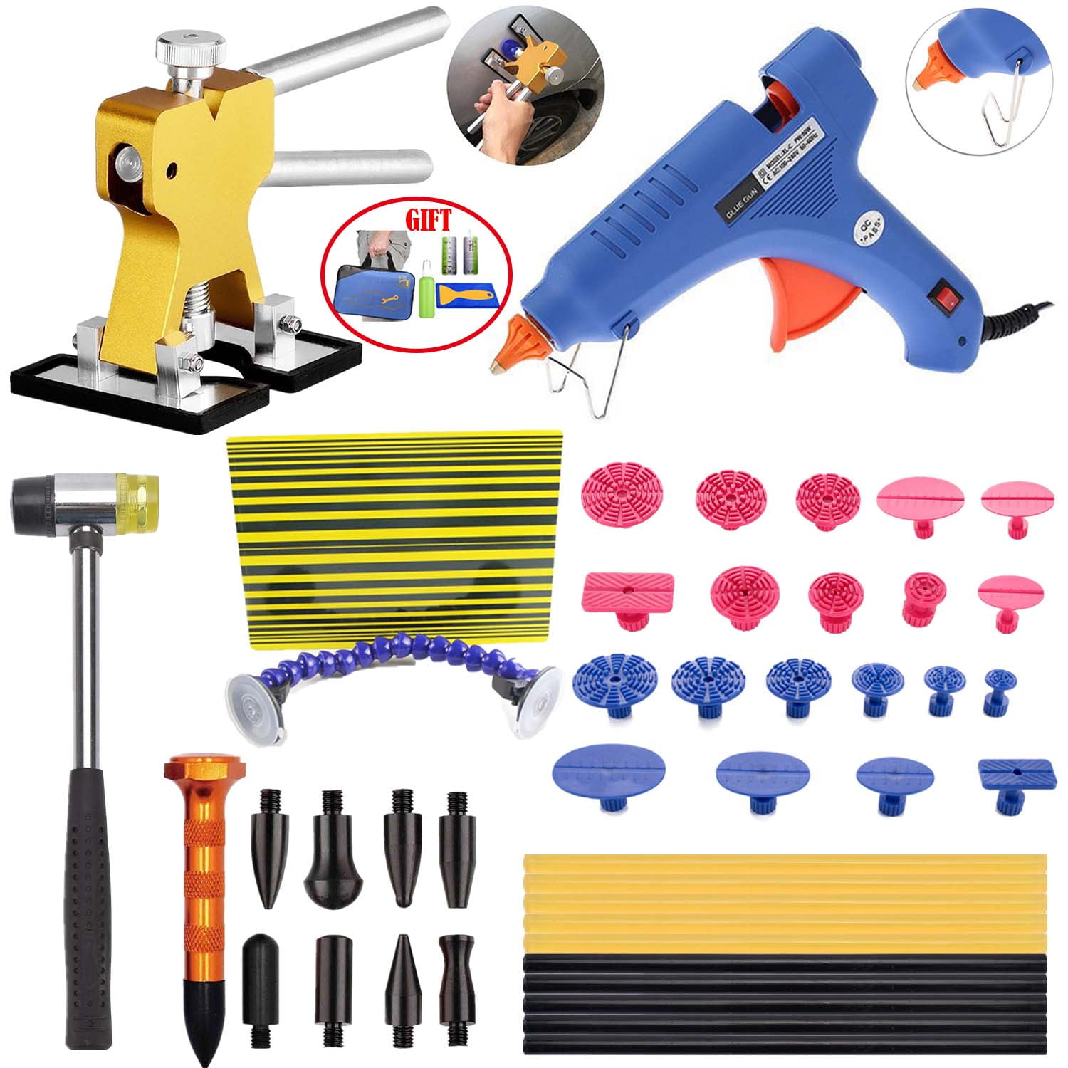 Car Dent Repair Tools Dent Lifter Paintless Dent Removal Grip Dent