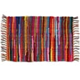 thumbnail image 3 of HF by LT Mardi Gras Handwoven Natural Fiber Cotton Table Runner, 13 x 78 inches, Multi-Colored, 3 of 3