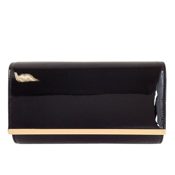 Faux Patent Leather Glossy Candy Clutch