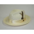 thumbnail image 4 of Men's Summer Spring Braid Straw style Hat by BRUNO CAPELO JULIAN JU923 Ivory, 4 of 5