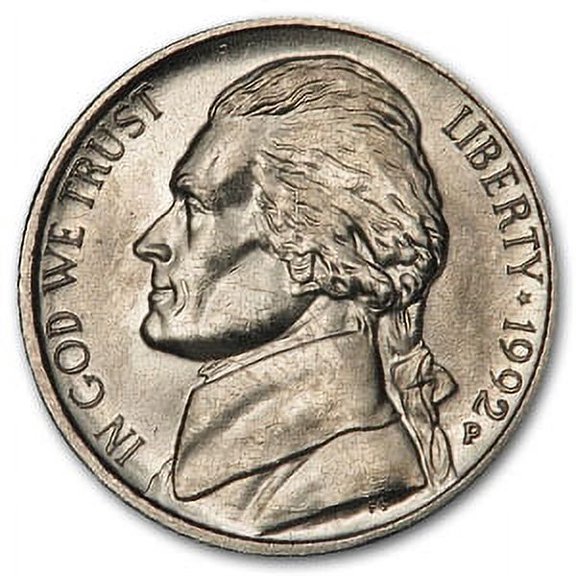 1992-P Jefferson Nickel BU