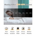thumbnail image 5 of Modern Striped Kitchen Curtains Geometric Abstract Minimalist Cafe Short Curtains for Bathroom Blackout Window Curtain Grommet Small Window Treatment Tier Drapes for Bedroom Living Room 52"x45"x2, 5 of 9