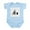 Sky Blue, variant on CafePress - Barrel Racing Infant Bodysuit - Baby Light Bodysuit, Size Newborn - 24 Months