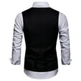 thumbnail image 5 of Savings Clearance 2025!GaThRRgYP Men's Outwear Blouse on Clearance for $10,Men Vest V-Neck Sleeveless Single-Breasted Jacket Business Waistcoat, 5 of 5