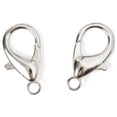 thumbnail image 4 of CUITING Cousin DIY Silver Lobster Clasp  4 Pc  Large Metal Clasp  16 x 30mm, 4 of 7