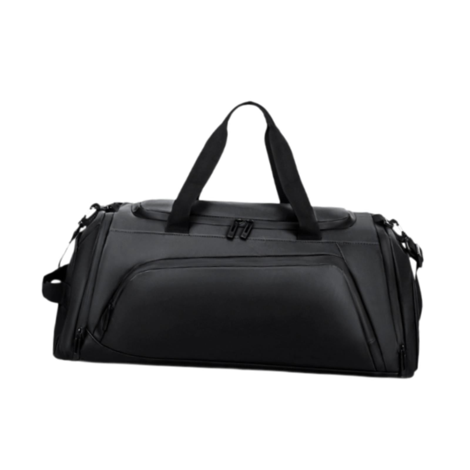Baoblaze Travel Duffle Bag Luggage Bag Sports Gym Bag Oxford Cloth Men Women Shoulder Bag Carry on Overnight Bag for Sports Gym Travel Black
