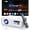 Google TV, variant on Aurzen Roku TV Smart Projector with Wifi and Bluetooth, Roku TV Built-in, 1080P FHD, DoIby Audio, Auto Focus & Keystone, Zoom, Movie Portable Outdoor Mini Projector for Soccer Football Game, White