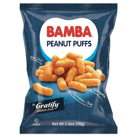 Gratify Bamba Peanut Puff Snacks 2.5 Oz ((BBD Jul/20/2022))