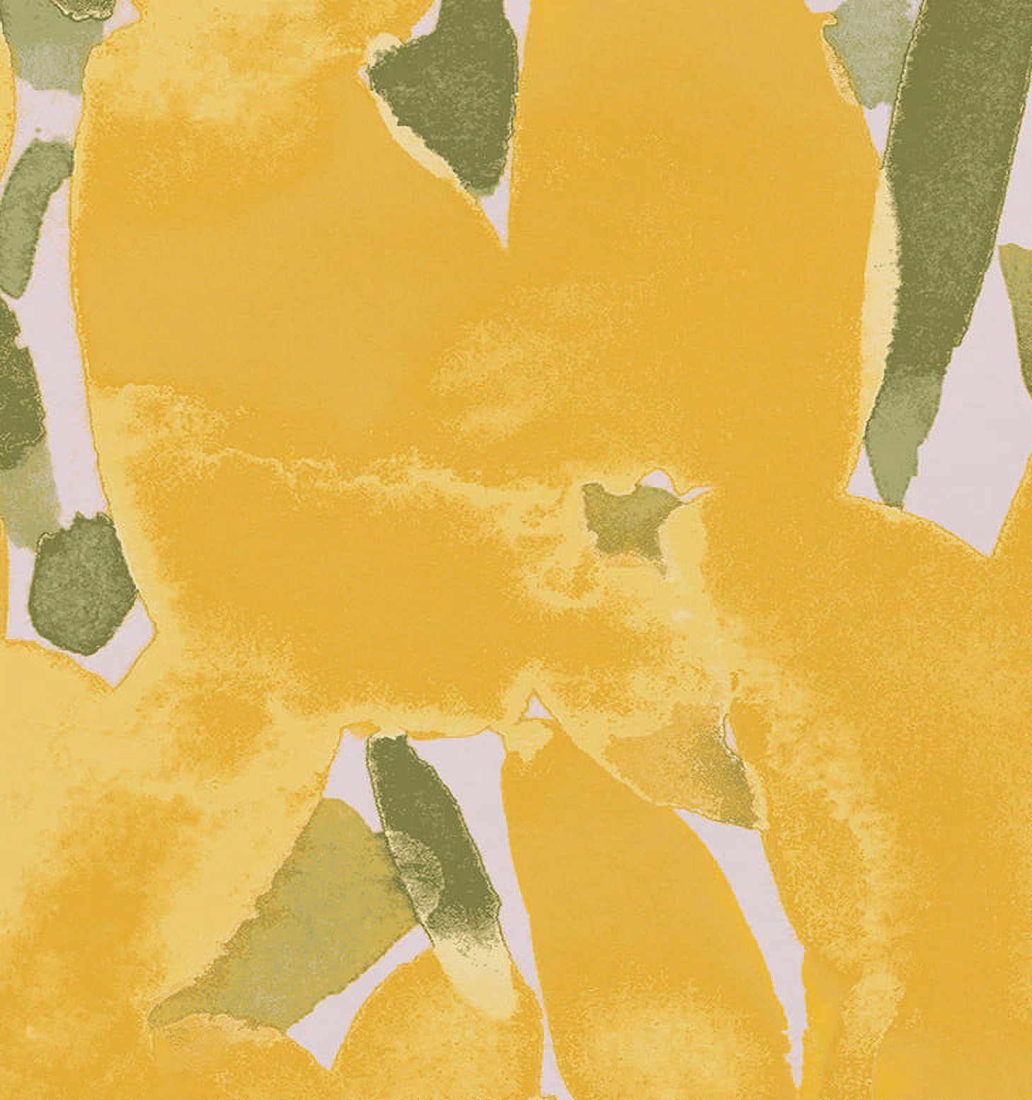 Simply Daisy's Tulip Blossom 18x14 inch Yellow Floral Print Placemat (Set of Four)