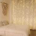 thumbnail image 4 of Guirlandes Lumineuses pour Chambre, Guirlande Rideau Étanche IP44, Modes Réglages Minuterie et Télécommande pour Déco Intérieure Extérieure, Luminosité Réglable Basse Tension 8 Connectables pour, 4 of 7