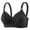 Black, variant on Comfor table Large Size Gathered Underwear Anti Sagging Back without Ring To Collect Breasts Ladies Mother Bra Fashion Lingerie for Women