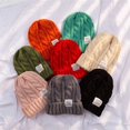 thumbnail image 4 of Gorro de estudiante de estilo japonés para mujer, gorro de lana gruesa con aspecto alto para otoño e invierno, gorro holgado y versátil con gran circunferencia para la cabeza, gorro frío, 4 of 5