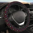 thumbnail image 4 of Cauagu Lgbt Rainbow For Pride Print Car Steering Wheel Cover - Universal Car Accessory for Diverse Cars for Steering Wheel with a Diameter of 14.5"-15", 4 of 7
