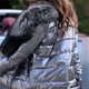 thumbnail image 5 of Chaquetas para mujer, chaqueta acolchada de plumón de algodón de manga larga corta con cuello grande brillante para mujer Odeerbi  ODB-3, 5 of 8