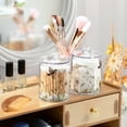 thumbnail image 6 of Vintage Leaves Butterflies Birds Florals Translucent Plastic Cans Storage Canisters with Lid Set of 2, 6 of 7