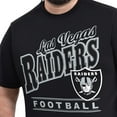thumbnail image 5 of Men's G-III Sports by Carl Banks  Black Las Vegas Raiders Adaptive Headliner Graphic T-Shirt, 5 of 6