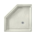 thumbnail image 3 of Swan SS-38NEO-010 38" x 38" Swanstone Shower Base (Drain Included), Available in Various Colors, 3 of 5