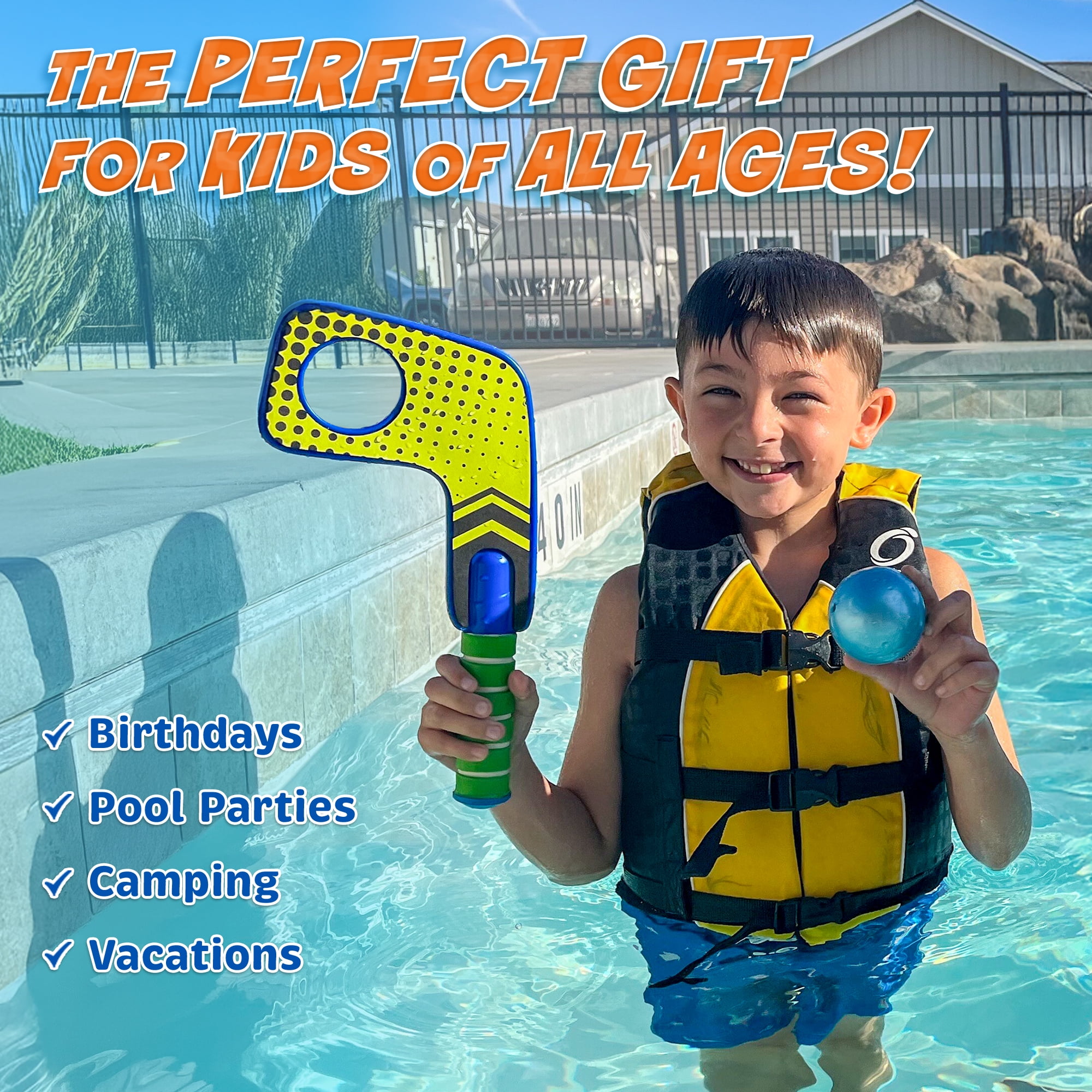 Aqua Hockey Mini Sticks Water Game - 2 Pack - Refresh Sports