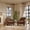 Light brown, variant on ZX Design 3-Piece Corduroy Living Room Furniture Set, Mid-Century Modern 2 Accent Chairs and Loveseat with Side Storage and Pillows for Apartment