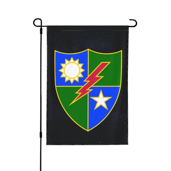 75th Ranger Regiment Logo Garden Flag 12.5x18 Inch Double Sided Decorations Outdoor Yard Flags For Outside Lawn Porch Garden Decor