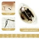 thumbnail image 4 of Bolsa acolchada UIXIZQ para mujer, acolchada, de nailon, color beige, 4 of 7