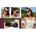 thumbnail image 7 of FEISEDY Classic Women Sunglasses Fashion Thick Square Frame UV400 B2471, 7 of 7