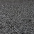 thumbnail image 5 of Luxe Weavers Modern Farmhouse Smoke 9x12 Washable Area Rug, Anti-Slip Diamond Pattern Carpet, 5 of 10
