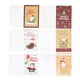 thumbnail image 5 of Tarjetas navideñas, tarjetas navideñas, 6 suministros gráficos para envolver regalos, sobres navideños, tarjetas de regalo, funcionalidad versátil, 5 of 14