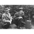 thumbnail image 2 of Fbi Agent With An Huge Portable Phone During A Kidnapping Stakeout. Ca. 1940S. History (36 x 24), 2 of 2