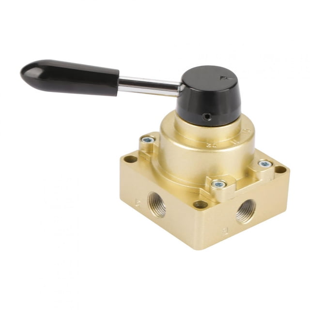 Válvula neumática de control de aire, HV-03 G3/8 Válvula neumática de 3 posiciones Válvula neumática Impulsada por rendimiento VoborMX herramienta