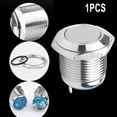 thumbnail image 5 of 12V 16Mm Waterproof Car Vehicle Metal Momentary Push Button On/Off Horn Switch Self-Resetting 3-220V Easy To Install Shockproof Flat Head, 5 of 7