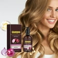 thumbnail image 1 of Pisexur Belleza Maquillaje Champú reparador con aceite de cebolla roja. Nutre y suaviza el cabello seco. Champú suavizante y brillante. Control de grasa. 100 ml.para mujeres y hombres, 1 of 9