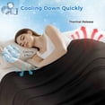 thumbnail image 3 of Brown Black Ombre Cooling Blanket, Lightweight Breathable Summer Throw Blanket with Double Sided Cold Effect, Modern Gradient Abstract Art Picnic Beach Blankets Bed Sheet for Hot Sleepers 50"x60", 3 of 8