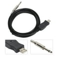 thumbnail image 4 of Cable USB De Guitarra USB 3 Metros Compatibles Con El Cable Del Instrumento De Conexión De La Computadora Para El Bajo De La Guitarra Eléctrica, 4 of 7