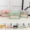 thumbnail image 4 of Crossbody Bags for Women Leather Cross Body Purses Cute Designer Handbags Shoulder Bag Medium Size Color-Block Gray, 4 of 4