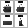 thumbnail image 7 of Weekender Bags for Women Carry On Bag Travel Duffel Overnight Duffle Bag with Shoe Compartment 2Pcs Set, 7 of 7
