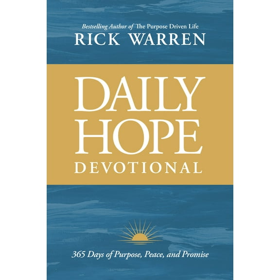 Daily Hope Devotional: 365 Days of Purpose, Peace, and Promise, (Hardcover)