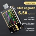 thumbnail image 2 of Riwcyla ,FNB48 1.77 Inch Display Screen Voltmeter Ammeter Current Multifunction Mobile Phone Quick Recharging Tester Protocol Capacity Test Tool, 2 of 6