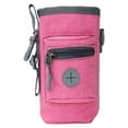 thumbnail image 1 of Pet Food Storage Bag with Shoulder Strap Adjustable Snacks Reward Practicing Waist Pouch Packing Outdoor Garden Walking Training Pink, 1 of 9