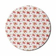 thumbnail image 1 of Spring Mouse Pad for Computers, Watercolor Style Composition with Seasonal Flourishing Nature Themed Petal Blossom, Round Non-Slip Thick Rubber Modern Mousepad, 8" Round, Multicolor, by Ambesonne, 1 of 2
