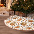 thumbnail image 5 of Disketp Autumn Harvest Baskets Christmas Tree Skirt, Christmas Tree Decorations, Christmas Decor, Tree Mat Decoration(30-48IN)-30", 5 of 6