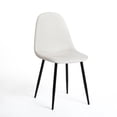 thumbnail image 2 of Homycasa Fabric Dining Chairs Set of 4-Beige, 2 of 6