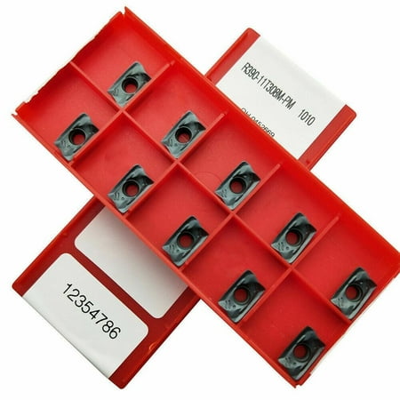 

10pcs R390 11T308M PM R0.8 Indexable CNC milling cutter inserts carbide inserts