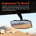 thumbnail image 5 of 10"x3.5" Convex Rear View Mirror For UTV ATV [1.75" Roll Bar Clamp] [Wide Visibility] [360 Adjustable Joint] [Shatterproof Glass] Rearview View Mirror for Polaris RZR 800 900 1000 XP, 5 of 8